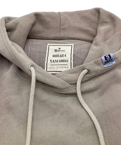 Maison MIHARA YASUHIRO（メゾン ミハラ ヤスヒロ）Maison MIHARA YASUHIRO (メゾン ミハラ ヤスヒロ) ヴィンテージ加工ドッキングパーカーワンピース ブラウン サイズ:FREEの古着・服飾アイテム