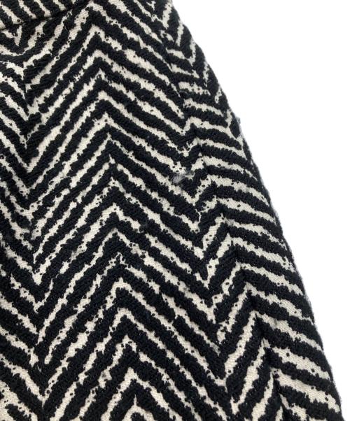 Rumche（ラムシェ）Rumche (ラム・シェ) ヘリンボーンスカート ブラック×ベージュ サイズ:Sの古着・服飾アイテム