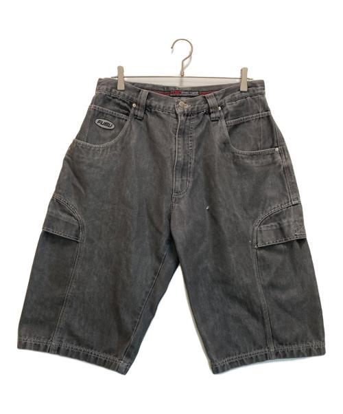 FUBU（フブ）FUBU (フブ) ヴィンテージハーフデニムパンツ グレー サイズ:Lの古着・服飾アイテム