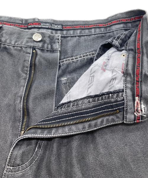 FUBU（フブ）FUBU (フブ) ヴィンテージハーフデニムパンツ グレー サイズ:Lの古着・服飾アイテム