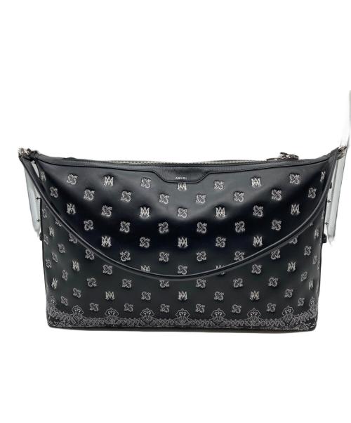 AMIRI（アミリ）AMIRI (アミリ) バンダナ ホーボークロスボディーバッグ ブラックの古着・服飾アイテム