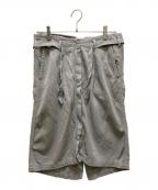 MM6 Maison Margielaエムエムシックスメゾンマルジェラ）の古着「センタージップ ツイルスカート」｜グレー