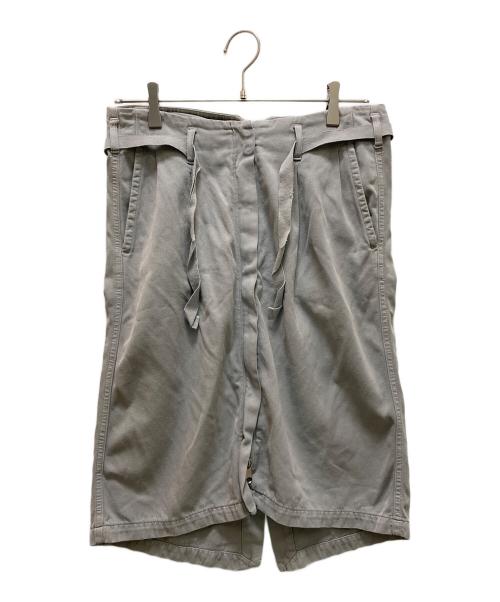 MM6 Maison Margiela（エムエムシックスメゾンマルジェラ）MM6 Maison Margiela (エムエムシックスメゾンマルジェラ) センタージップ ツイルスカート グレー サイズ:40の古着・服飾アイテム