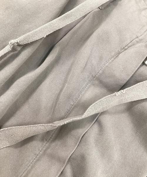 MM6 Maison Margiela（エムエムシックスメゾンマルジェラ）MM6 Maison Margiela (エムエムシックスメゾンマルジェラ) センタージップ ツイルスカート グレー サイズ:40の古着・服飾アイテム