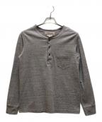 REMI RELIEFレミレリーフ）の古着「ヘンリーネックカットソー」｜グレー