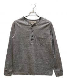 REMI RELIEF（レミレリーフ）の古着「ヘンリーネックカットソー」｜グレー