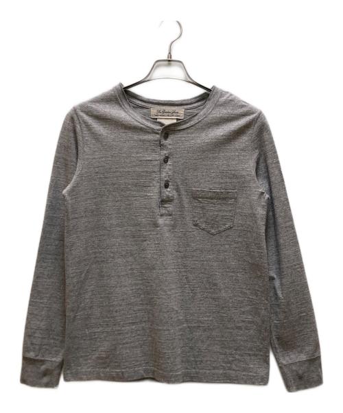 REMI RELIEF（レミレリーフ）REMI RELIEF (レミレリーフ) ヘンリーネックカットソー グレー サイズ:Sの古着・服飾アイテム