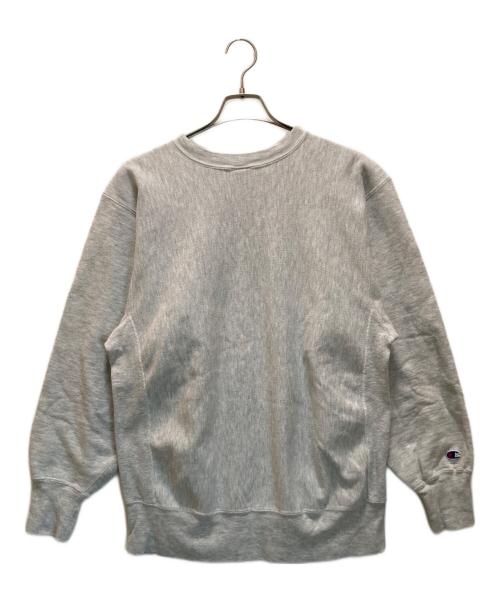 Champion REVERSE WEAVE（チャンピオン リバース ウィーブ）Champion REVERSE WEAVE (チャンピオン リバース ウィーブ) ヴィンテージカレッジプリントスウェット グレー サイズ:XLの古着・服飾アイテム
