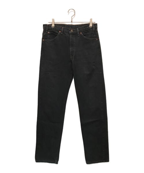LEVI'S（リーバイス）LEVI'S (リーバイス) 後染め 505 ブラックデニム ブラック サイズ:W32×L32の古着・服飾アイテム