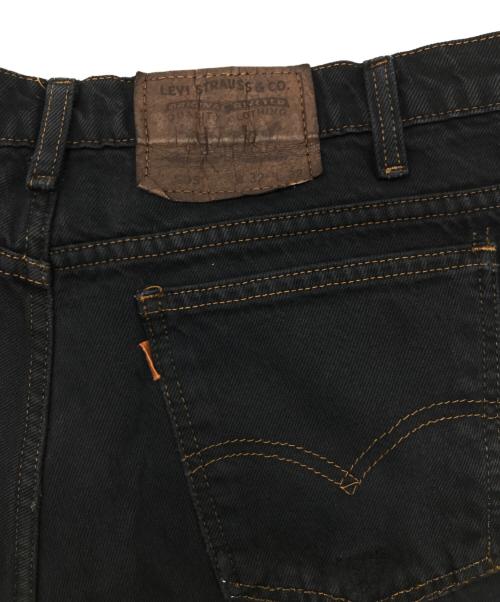 LEVI'S（リーバイス）LEVI'S (リーバイス) 後染め 505 ブラックデニム ブラック サイズ:W32×L32の古着・服飾アイテム