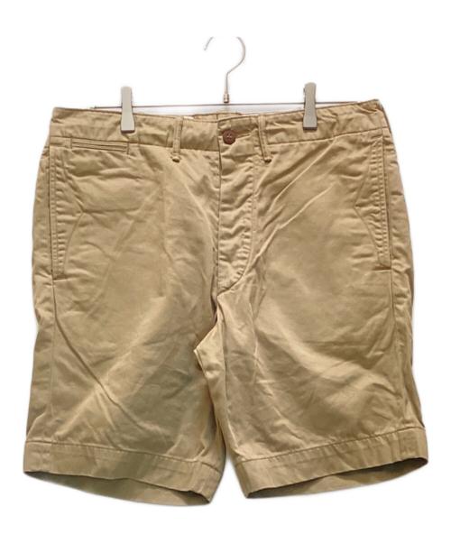 RRL（ダブルアールエル）RRL (ダブルアールエル) ツイル オフィサーズショーツ ベージュ サイズ:W31の古着・服飾アイテム