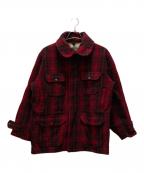 WOOLRICHウールリッチ）の古着「ウールハンティングジャケット」｜レッド