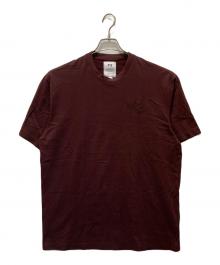Y-3（ワイスリー）の古着「クラシックロゴ クルーネックTシャツ」｜ワインレッド