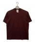 Y-3（ワイスリー）の古着「クラシックロゴ クルーネックTシャツ」｜ワインレッド