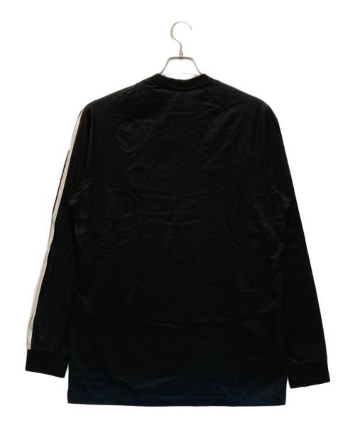 Y-3（ワイスリー）Y-3 (ワイスリー) 3ストライプス オーバーサイズ ロゴ ロンT ブラック サイズ:Sの古着・服飾アイテム