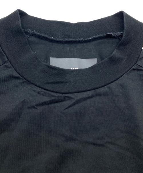 Y-3（ワイスリー）Y-3 (ワイスリー) 3ストライプス オーバーサイズ ロゴ ロンT ブラック サイズ:Sの古着・服飾アイテム