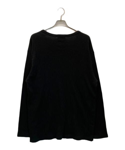 Yohji Yamamoto pour homme（ヨウジヤマモト プールオム）Yohji Yamamoto pour homme (ヨウジヤマモト プールオム) 30/-DENSE WAFFLE ブラック サイズ:Mの古着・服飾アイテム