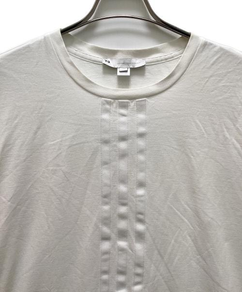 Y-3（ワイスリー）Y-3 (ワイスリー) M CH1 SS TEE-CF STRIPES ホワイト サイズ:Lの古着・服飾アイテム