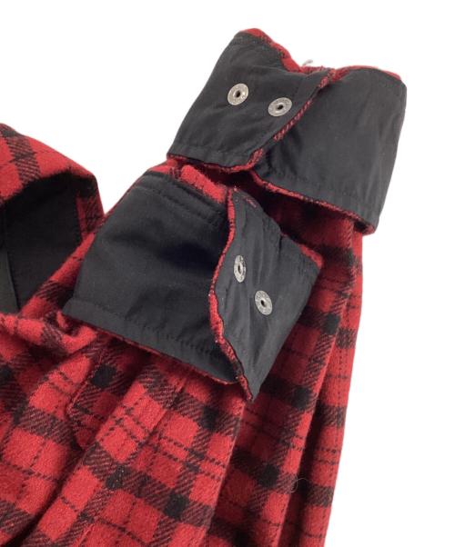 THE NORTH FACE（ザ ノース フェイス）THE NORTH FACE (ザ ノース フェイス) Brushwood Wool SHIRT レッド サイズ:XLの古着・服飾アイテム