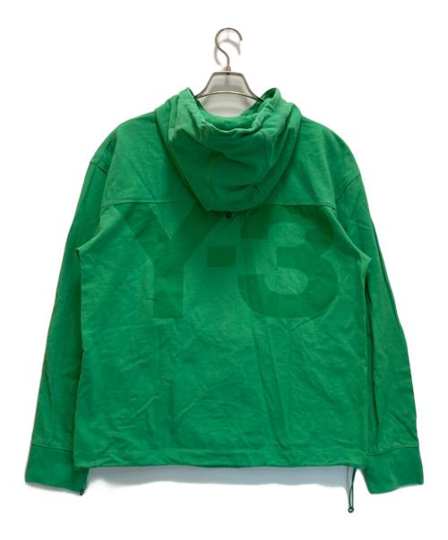 Y-3（ワイスリー）Y-3 (ワイスリー) グリーン クラシックピケフーディ グリーン サイズ:Mの古着・服飾アイテム