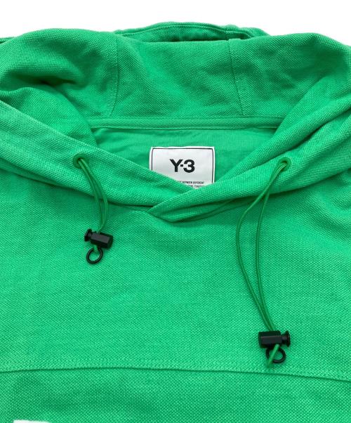 Y-3（ワイスリー）Y-3 (ワイスリー) グリーン クラシックピケフーディ グリーン サイズ:Mの古着・服飾アイテム