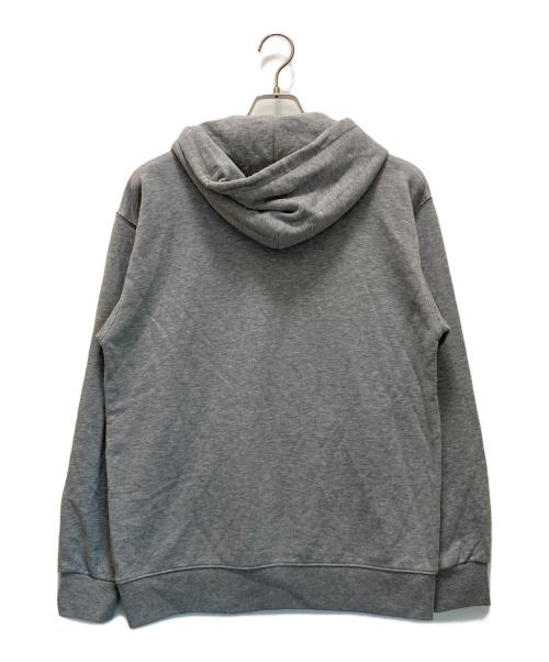 CDG（シーディージー）CDG (シーディージー) ロゴプリントフーディー グレー サイズ:XLの古着・服飾アイテム