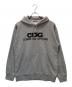 CDG（シーディージー）の古着「ロゴプリントフーディー」｜グレー