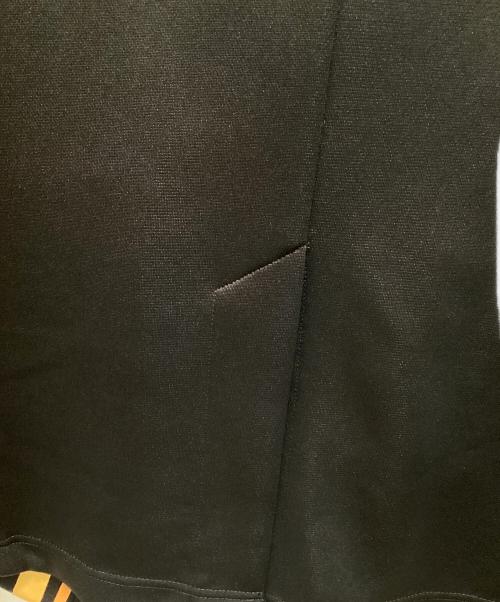 s'yte（サイト）s'yte (サイト) PE/SMOOTH JERSEY GEOMETRIC PATTERN EMBROIDERY VERTICAL TAPE LINE 2BS JACKET ブラック サイズ:3の古着・服飾アイテム