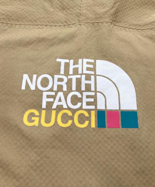 THE NORTH FACE（ザ ノース フェイス）THE NORTH FACE (ザ ノース フェイス) GUCCI (グッチ) テクニカルジャージーフリースプルオーバー ブラウン サイズ:Lの古着・服飾アイテム