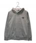 THE NORTH FACE（ザ ノース フェイス）の古着「バックスクエアロゴフーディ」｜グレー