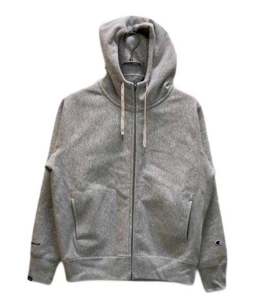 Champion REVERSE WEAVE（チャンピオン リバース ウィーブ）Champion REVERSE WEAVE (チャンピオン リバース ウィーブ) SHIPS (シップス) 別注リヴァースウィーブジップパーカー グレー サイズ:Mの古着・服飾アイテム