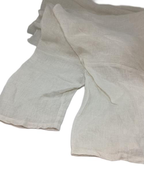 TSUHARU by samansa Mos2（ツハル バイ サマンサモスモス）TSUHARU by samansa Mos2 (ツハル バイ サマンサモスモス) リネンブラウスワンピース ホワイト サイズ:FREEの古着・服飾アイテム