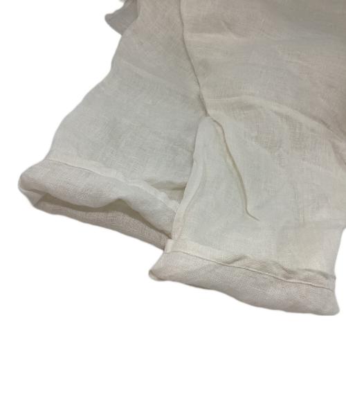 TSUHARU by samansa Mos2（ツハル バイ サマンサモスモス）TSUHARU by samansa Mos2 (ツハル バイ サマンサモスモス) リネンブラウスワンピース ホワイト サイズ:FREEの古着・服飾アイテム