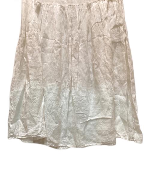 TSUHARU by samansa Mos2（ツハル バイ サマンサモスモス）TSUHARU by samansa Mos2 (ツハル バイ サマンサモスモス) リネンブラウスワンピース ホワイト サイズ:FREEの古着・服飾アイテム