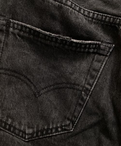 LEVI'S PReMIUM（リーバイス プレミアム）LEVI'S PReMIUM (リーバイスプレミアム) 別注 501 ブラックデニム ブラック サイズ: 73.5cmの古着・服飾アイテム
