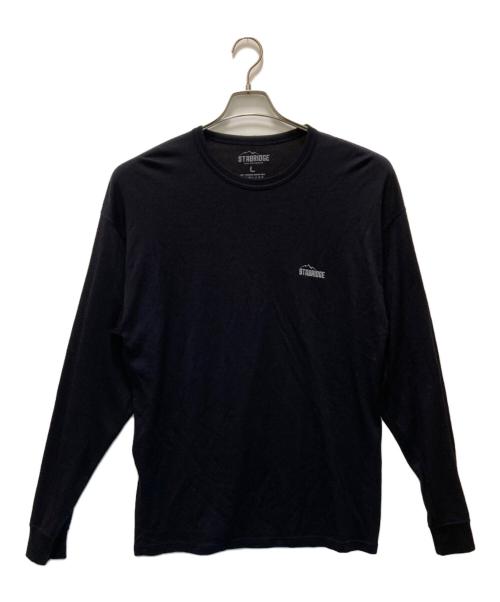 STABRIDGE（スタブリッジ）STABRIDGE (スタブリッジ) プレミアムメリノウールカットソー ブラック サイズ:Lの古着・服飾アイテム