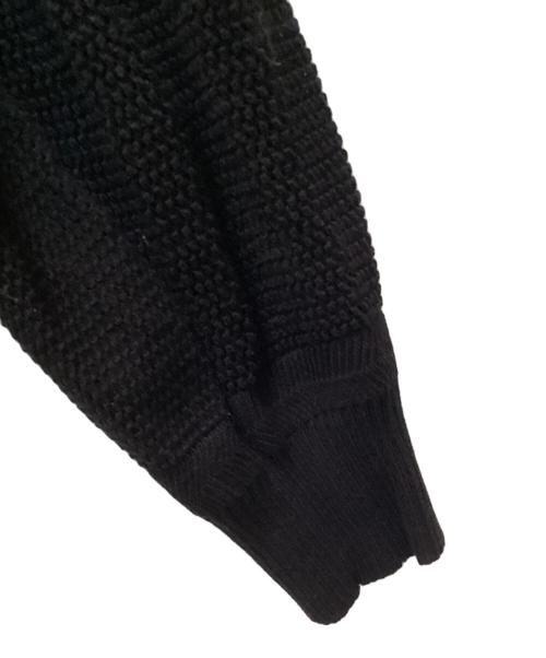 DIESEL（ディーゼル）DIESEL (ディーゼル) メッシュニットジップパーカー ブラック サイズ:Mの古着・服飾アイテム