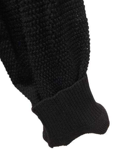 DIESEL（ディーゼル）DIESEL (ディーゼル) メッシュニットジップパーカー ブラック サイズ:Mの古着・服飾アイテム