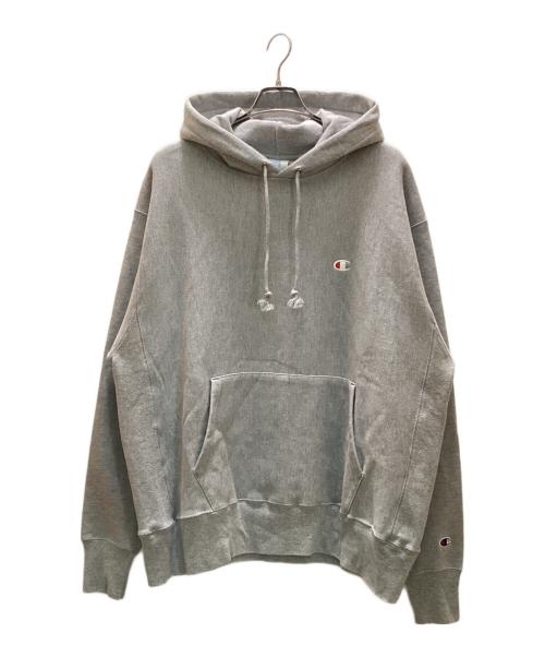 Champion REVERSE WEAVE（チャンピオン リバース ウィーブ）Champion REVERSE WEAVE (チャンピオン リバース ウィーブ) リヴァースウィーブプルオーバーパーカー グレー サイズ:XLの古着・服飾アイテム