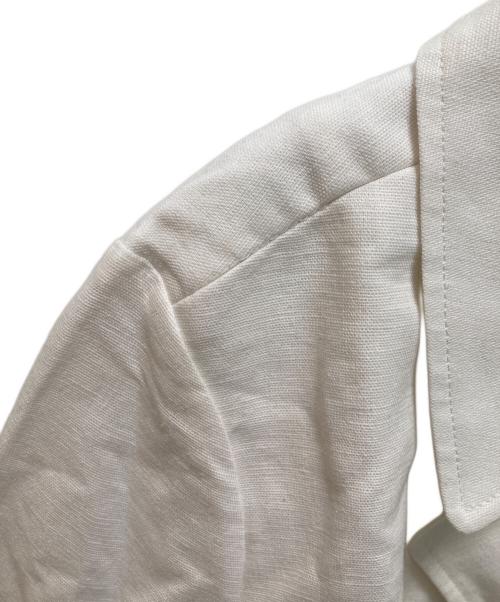 BANANA REPUBLIC（バナナリパブリック）BANANA REPUBLIC (バナナリパブリック) リネンブレンド トレンチコート ホワイト サイズ:L 未使用品の古着・服飾アイテム