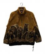 MAZMANIAマズマニア）の古着「ベアーフリースジャケット」｜ブラウン