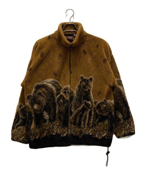 MAZMANIA（マズマニア）MAZMANIA (マズマニア) ベアーフリースジャケット ブラウン サイズ:不明の古着・服飾アイテム