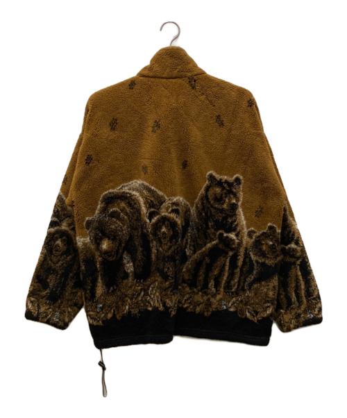 MAZMANIA（マズマニア）MAZMANIA (マズマニア) ベアーフリースジャケット ブラウン サイズ:不明の古着・服飾アイテム