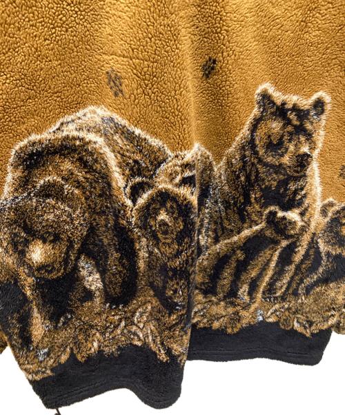 MAZMANIA（マズマニア）MAZMANIA (マズマニア) ベアーフリースジャケット ブラウン サイズ:不明の古着・服飾アイテム