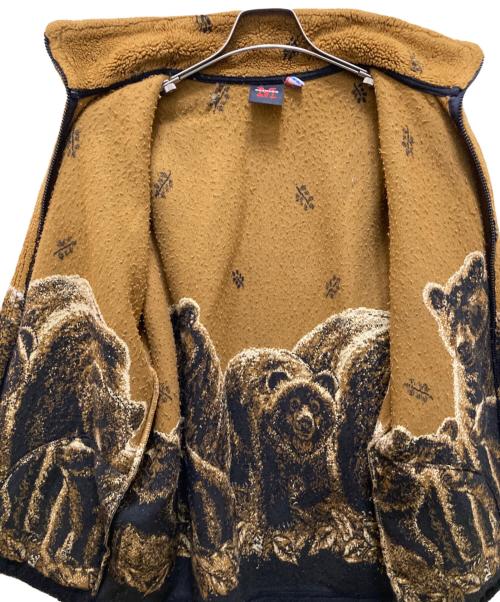 MAZMANIA（マズマニア）MAZMANIA (マズマニア) ベアーフリースジャケット ブラウン サイズ:不明の古着・服飾アイテム