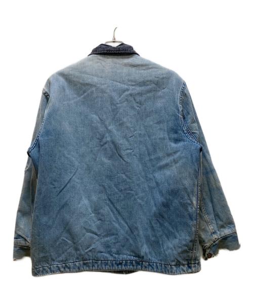 madewell（メイドウェル）Madewell (メイドウェル) ヴィンテージ裏地ブランケットデニムカバーオール インディゴ サイズ:不明の古着・服飾アイテム