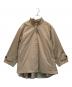 BEARDSLEY（ビアズリー）の古着「バックタック スタンドカラージャケット」｜ベージュ