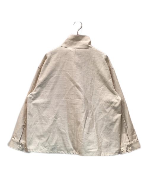 URBAN RESEARCH DOORS（アーバンリサーチドアーズ）URBAN RESEARCH DOORS (アーバンリサーチドアーズ) ミリタリースタンドカラージャケット アイボリー サイズ:Mの古着・服飾アイテム