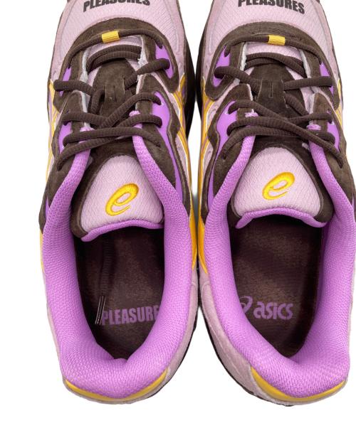 asics（アシックス）asics (アシックス) PLEASURES (プレジャーズ) GEL-NYC ピンク×ブラウン サイズ:29の古着・服飾アイテム