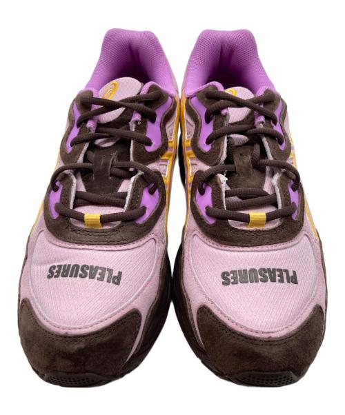 asics（アシックス）asics (アシックス) PLEASURES (プレジャーズ) GEL-NYC ピンク×ブラウン サイズ:29の古着・服飾アイテム